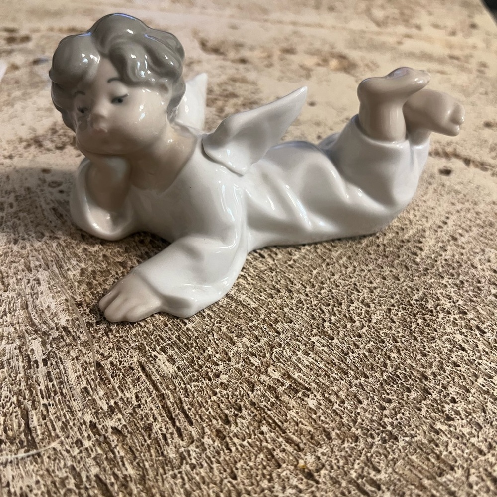 Lladro Porcelain Angel Figurine